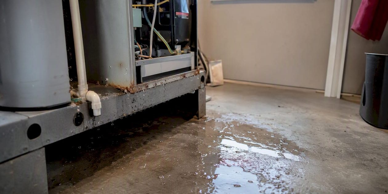 1786098241838_Indoor-air-handler-leaking-water-onto-floor Indoor air handler leaking water onto floor