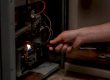 Hand lighting furnace pilot flame