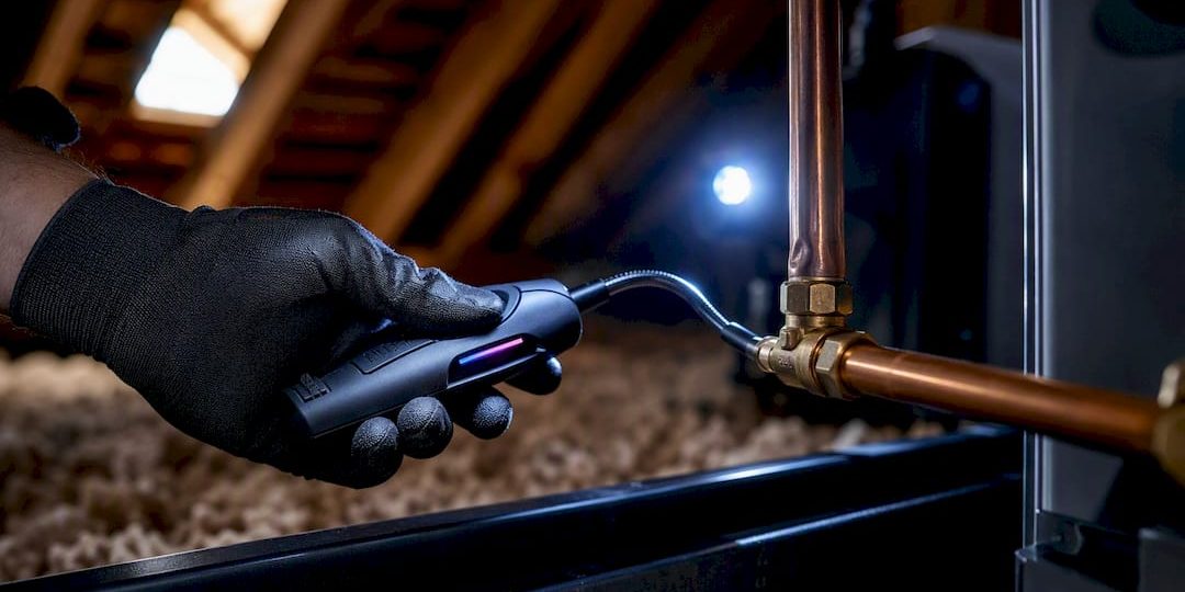 1788322130402_Technician-scanning-an-AC-refrigerant-line Technician scanning an AC refrigerant line