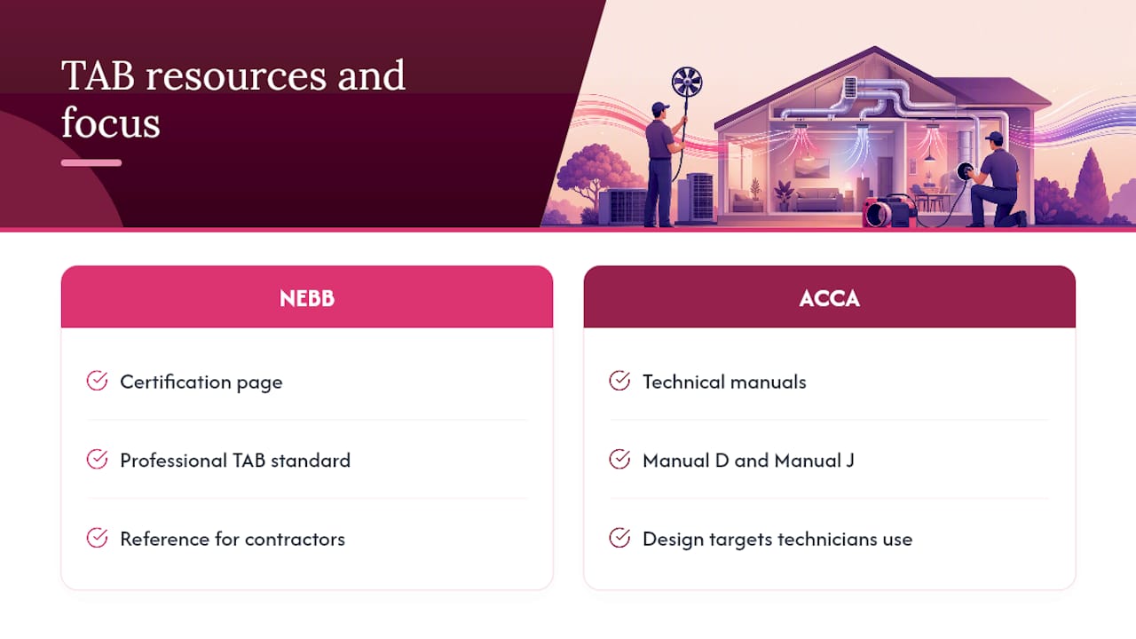 Where to Learn More About TAB Standards — overview diagram