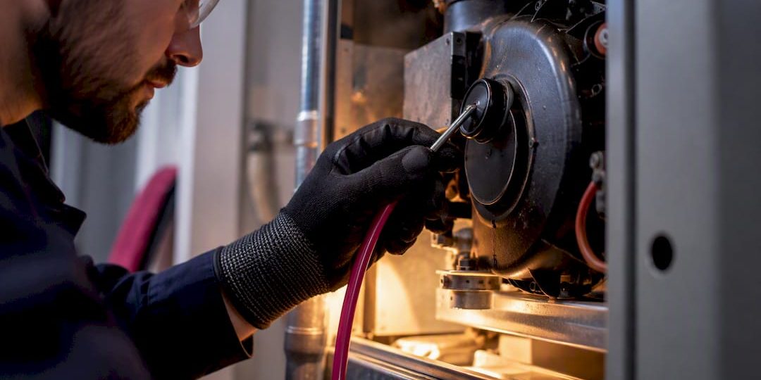 1789888092771_Technician-inspecting-an-inducer-motor Technician inspecting an inducer motor