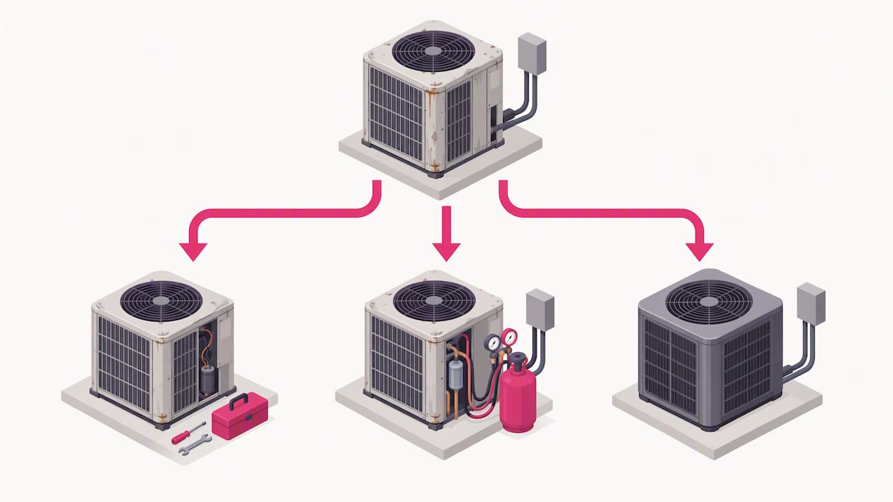 Three options for an aging home cooling system