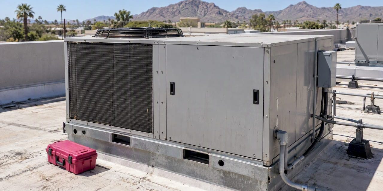 1792649122714_Commercial-rooftop-HVAC-unit-awaiting-inspection Commercial rooftop HVAC unit awaiting inspection